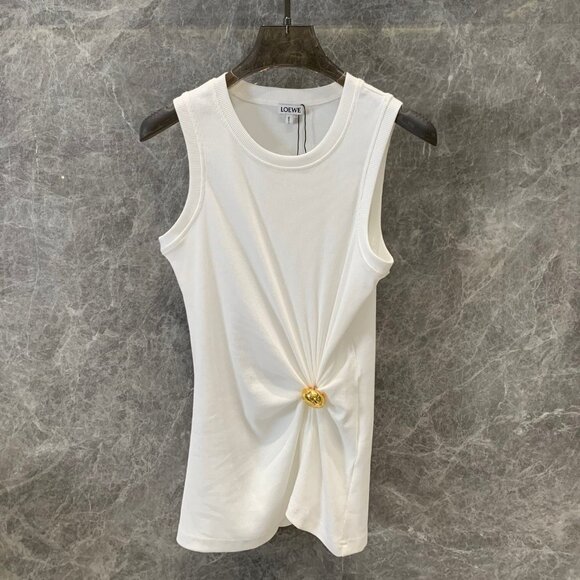 🎒 LOEWE🎒  summer white vest - Picture 1 of 6